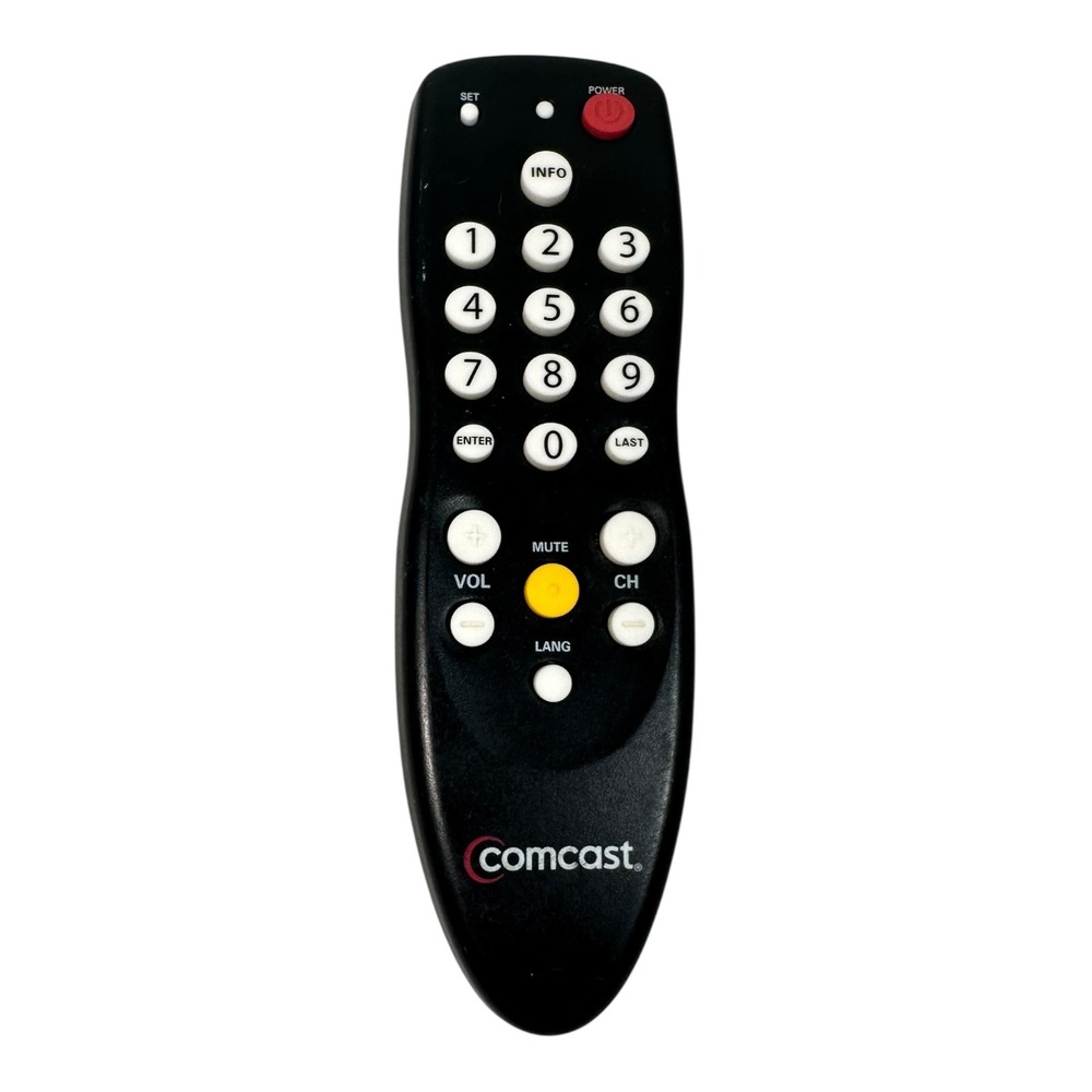 Comcast Remote Control 3067BC2-R‎ C104302 Tested Black TV DVD Cable